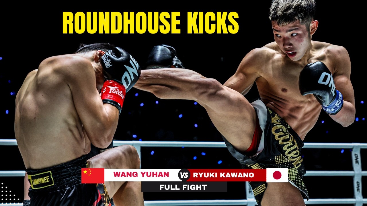 INSANE STRIKING MASTERCLASS! Kawano 🇯🇵 unleashes brutal roundhouse kicks to secure dominant win