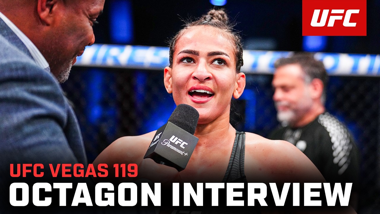 Bia Mesquita Octagon Interview | UFC Vegas 119