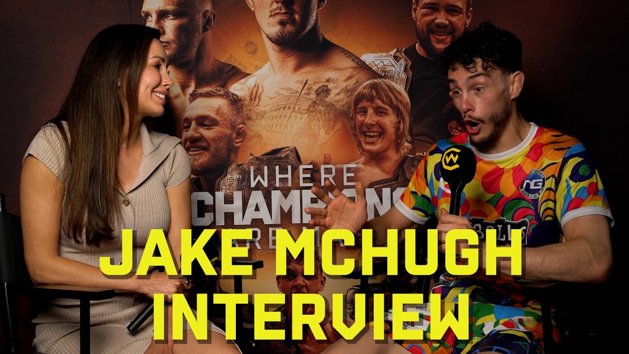 “He Didn’t Seem to Have a Neck!” Jake McHugh Post-Fight Interview background