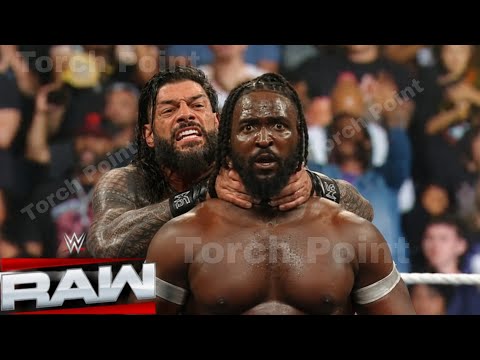 Roman Reigns Vs Oba Femi World Heavyweight Championship Match WWE Raw 2026 Highlights