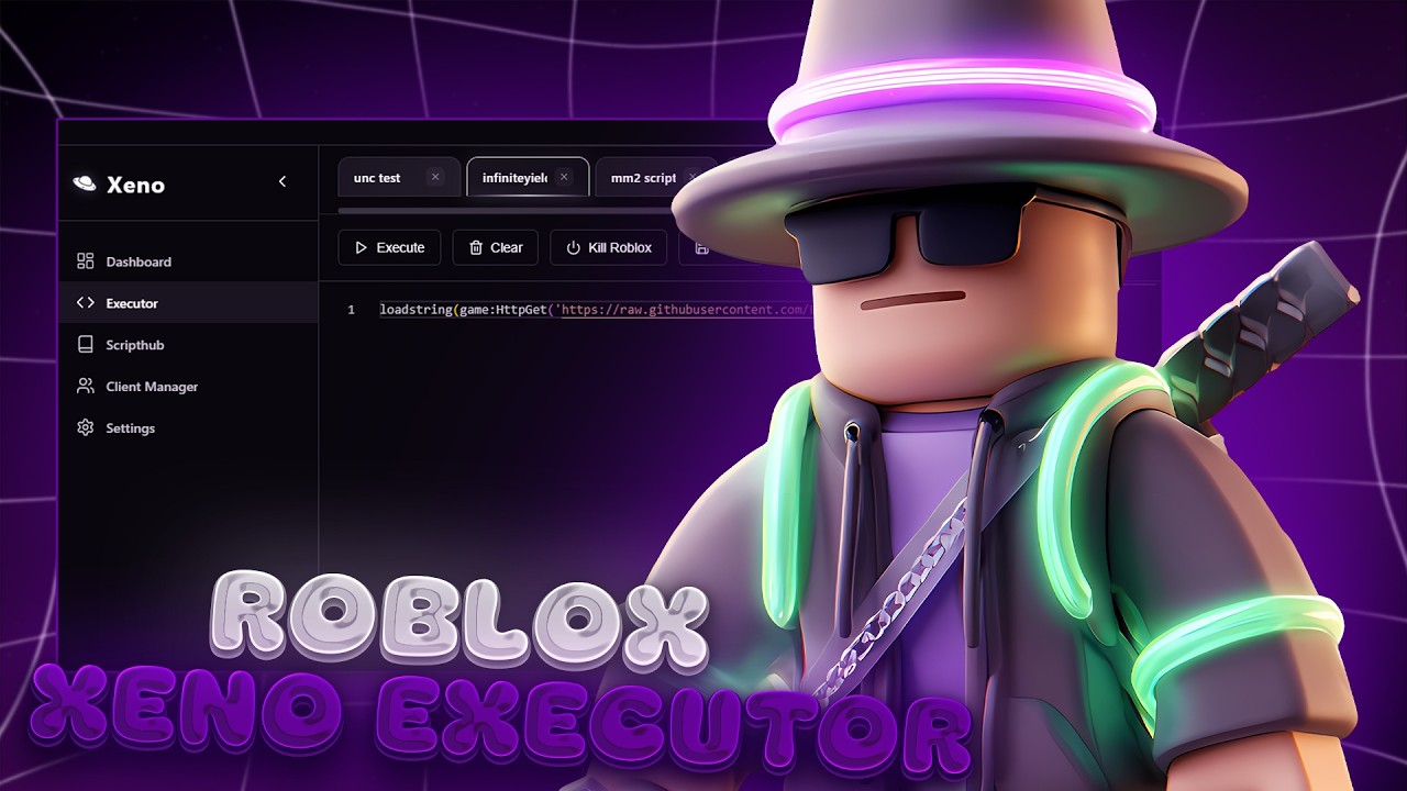 Xeno Executor Roblox - Best Free Executor No Key 2026 Tutorial & Download background