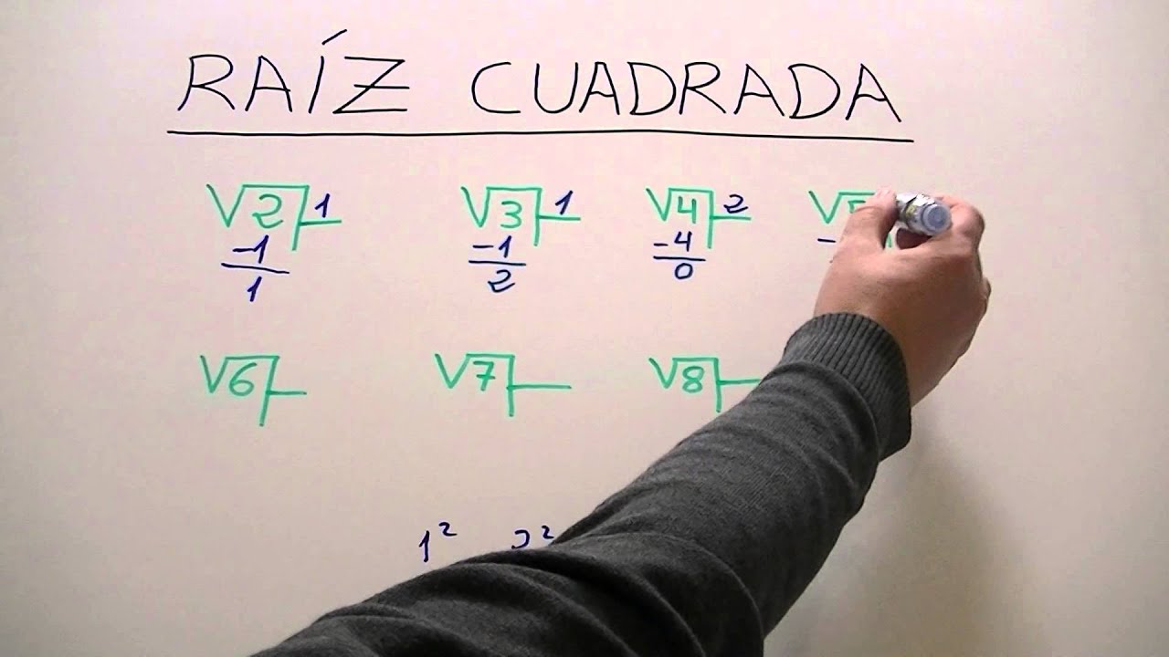 Raíces cuadradas
