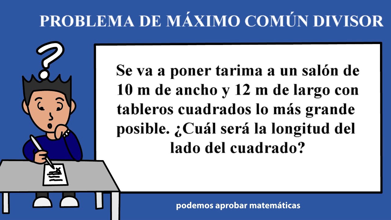 Problemas máximo común divisor (m.c.d.) y mínimo común múltiplo (m.c.m.)