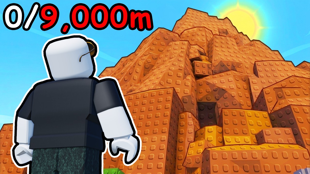 making MILLIONS mining an ENTIRE MOUTAIN in Roblox...