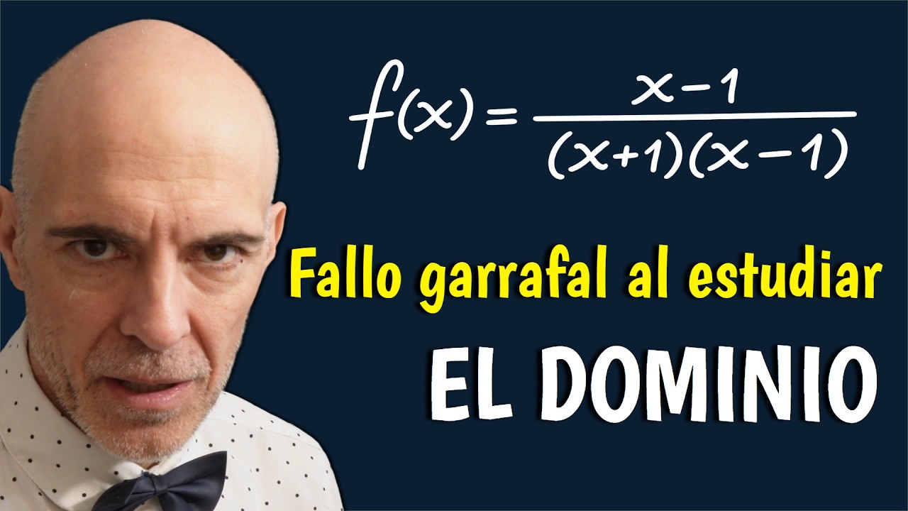 Dominio y recorrido de funciones