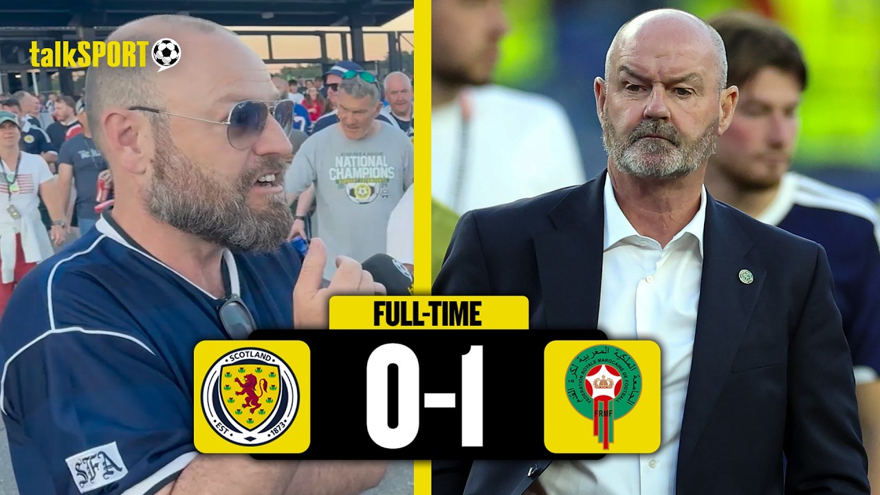 "TOO PASSIVE!" Scotland Fans REACT to their 1-0 Loss to Morocco in the World Cup Group Stage!