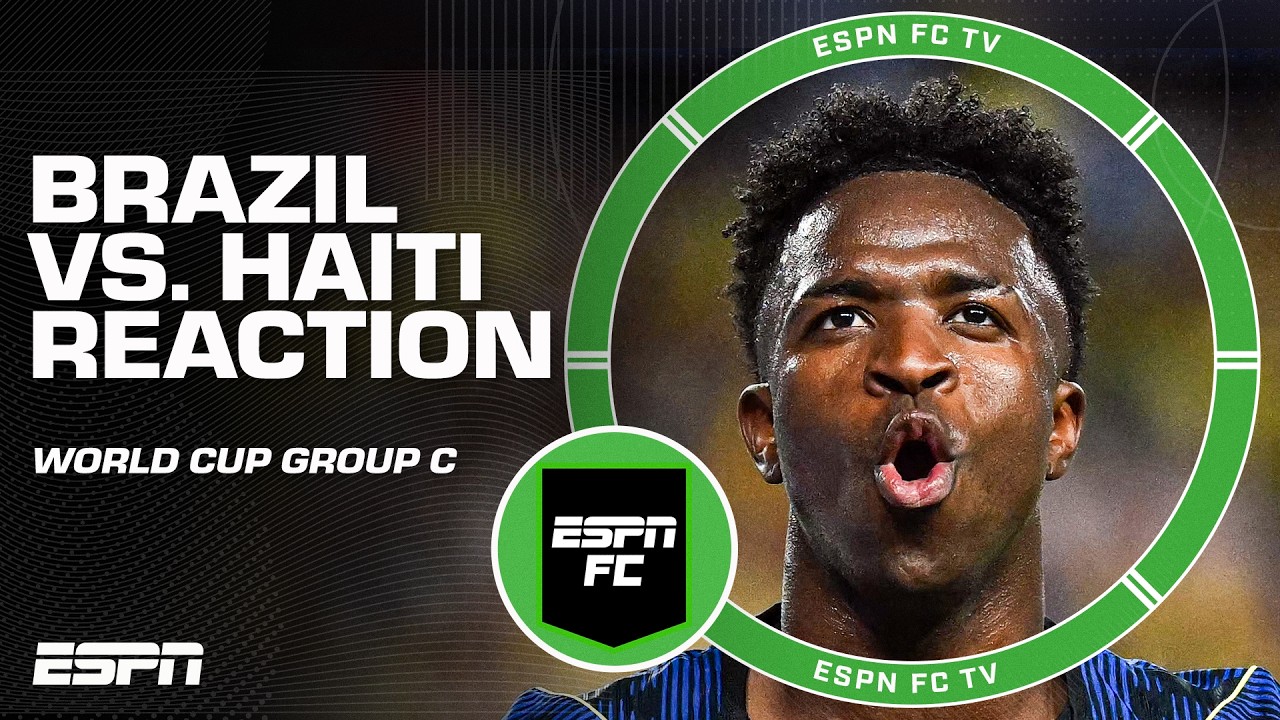 Brazil vs. Haiti FULL REACTION 🍿 Will Brazil win Group C? | ESPN FC