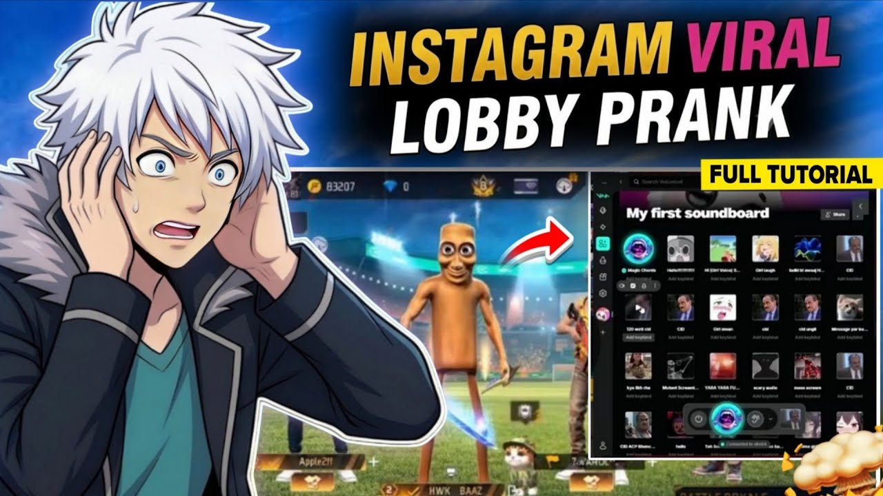 FREE FIRE FUNNY PRANK TUTORIAL 😍😱 || ALL MEME SOUND DOWNLOAD LINK 2026 - GW PATHSHALA