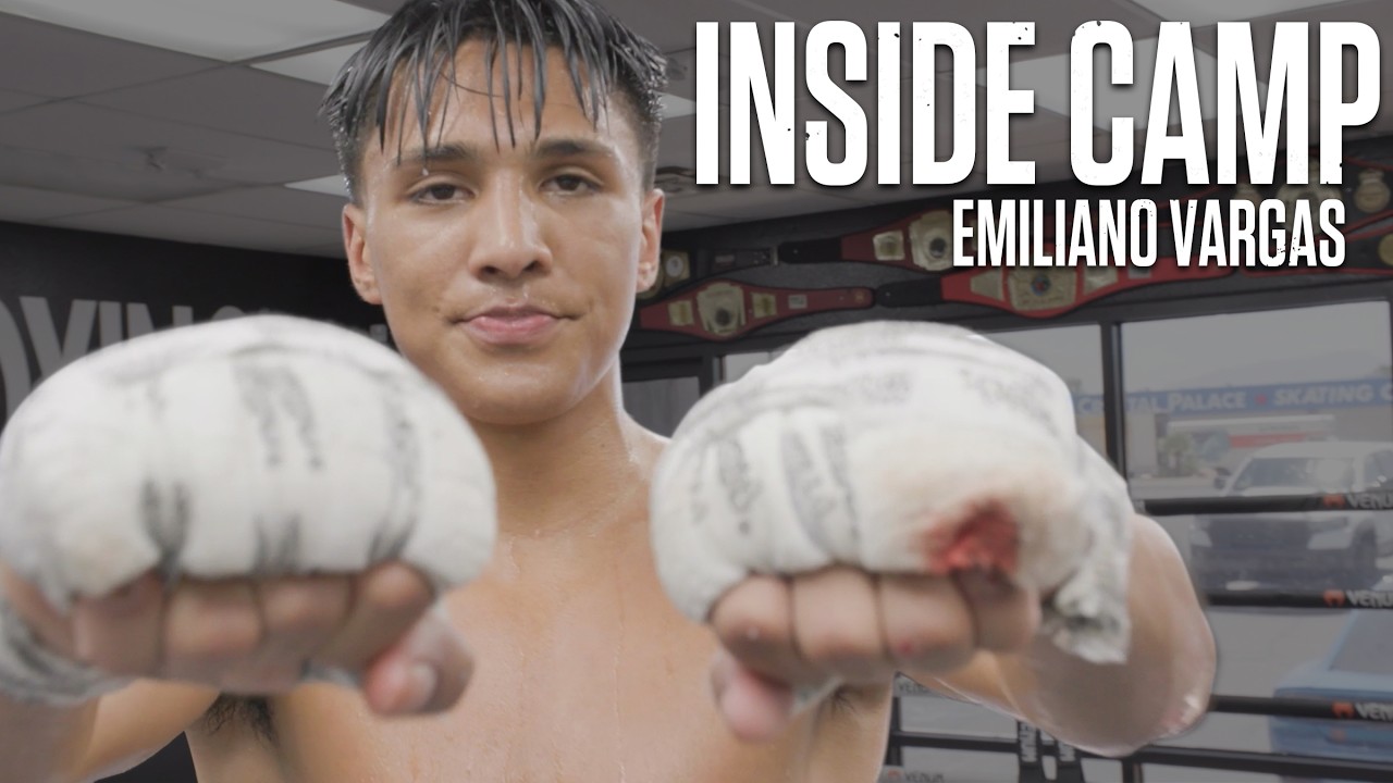 Go Behind-The-Scenes Before Emiliano Vargas' BIGGEST Fight