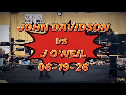 PWA Wrestling: John Davidson vs J O’Neal 06-19-26