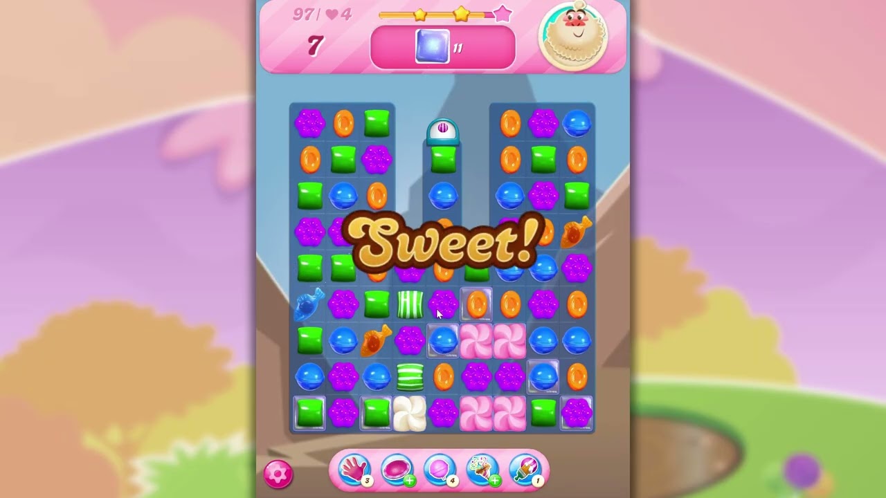 Candy Crush Saga Level 97 | NO BOOSTERS