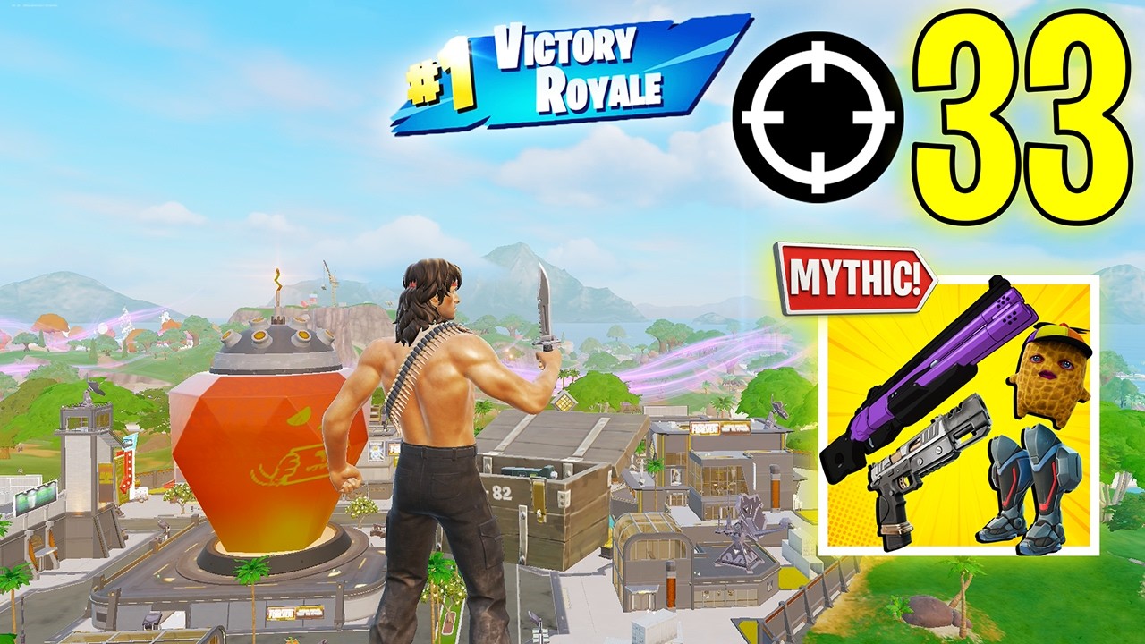 33 Elimination Solo Vs Squads Gameplay "Build" Wins (NEW! Fortnite Chapter 7 Season 3)