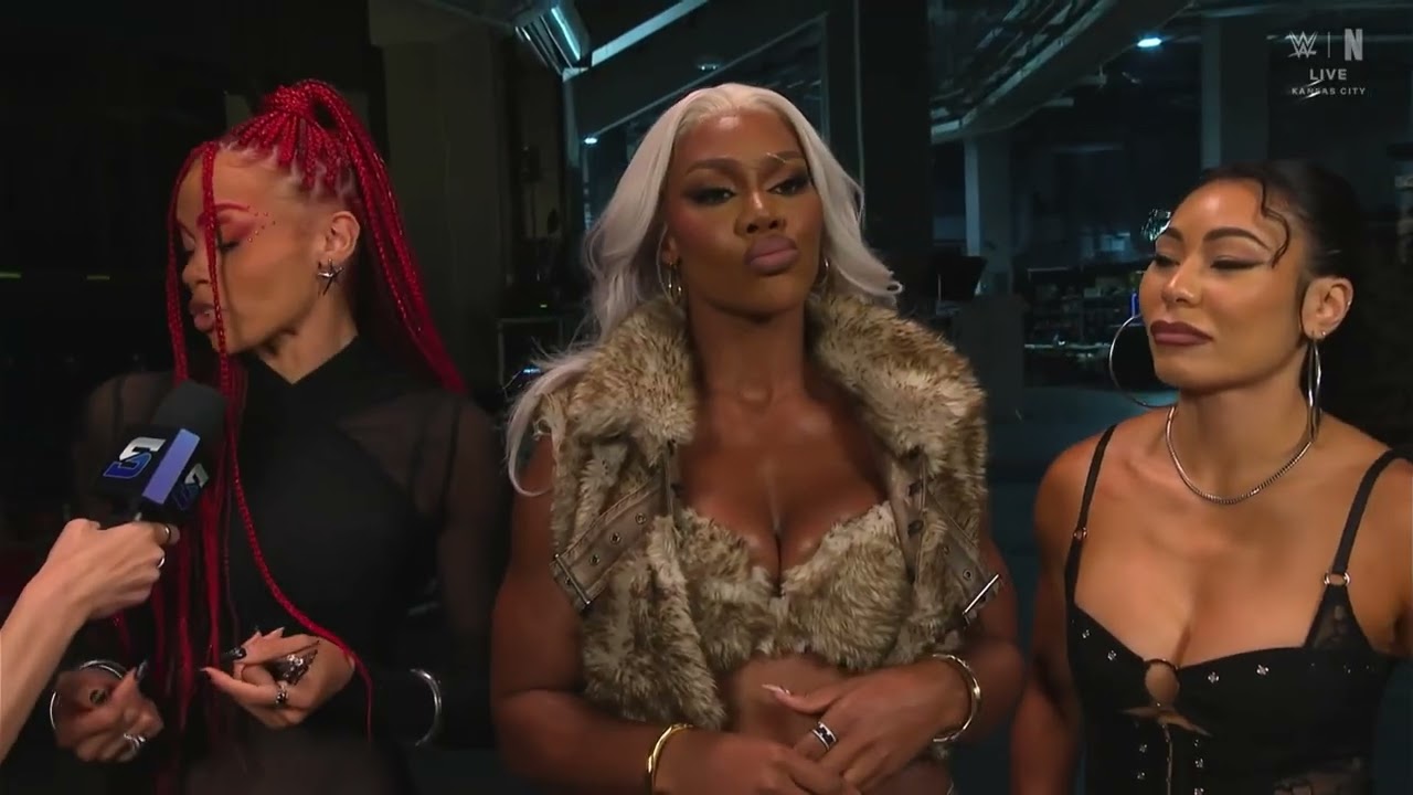 Jade Cargill, Michin & B-Fab Backstage: Smackdown June 19 2026 background