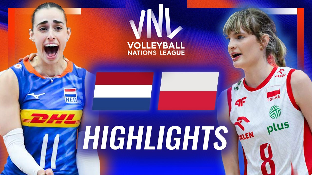 Netherlands ๐ณ๐ฑ vs. Poland ๐ต๐ฑ - Highlights | Week 2 | Women's VNL 2026