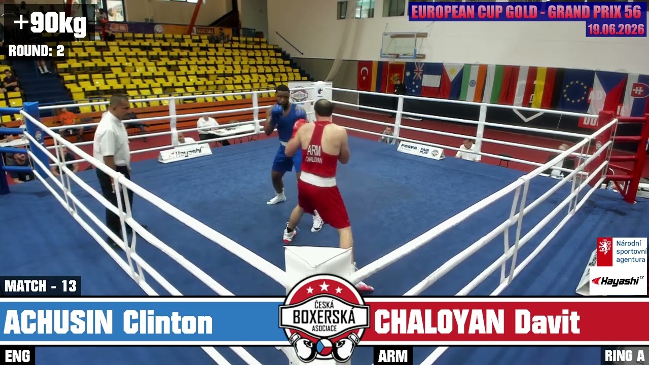 Clinton Achusim (ENG) vs. Davit Chaloyan (ARM) Grand Prix Ústí nad Labem 2026 SF's (90+kg)