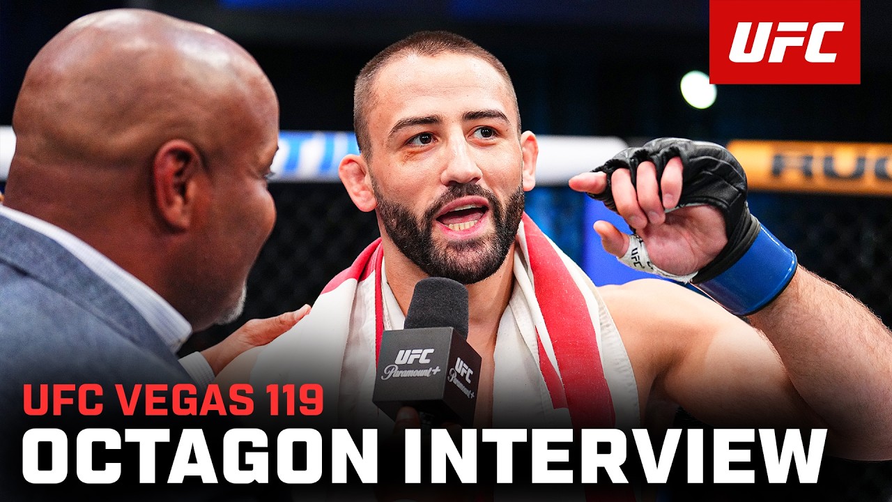 Levan Chokheli Octagon Interview | UFC Vegas 119