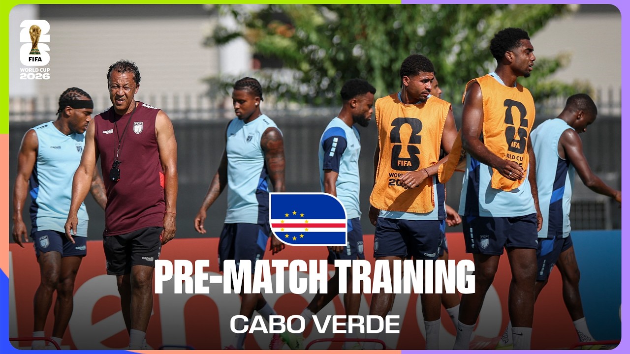Cabo Verde Train Before Uruguay | FIFA World Cup 2026™