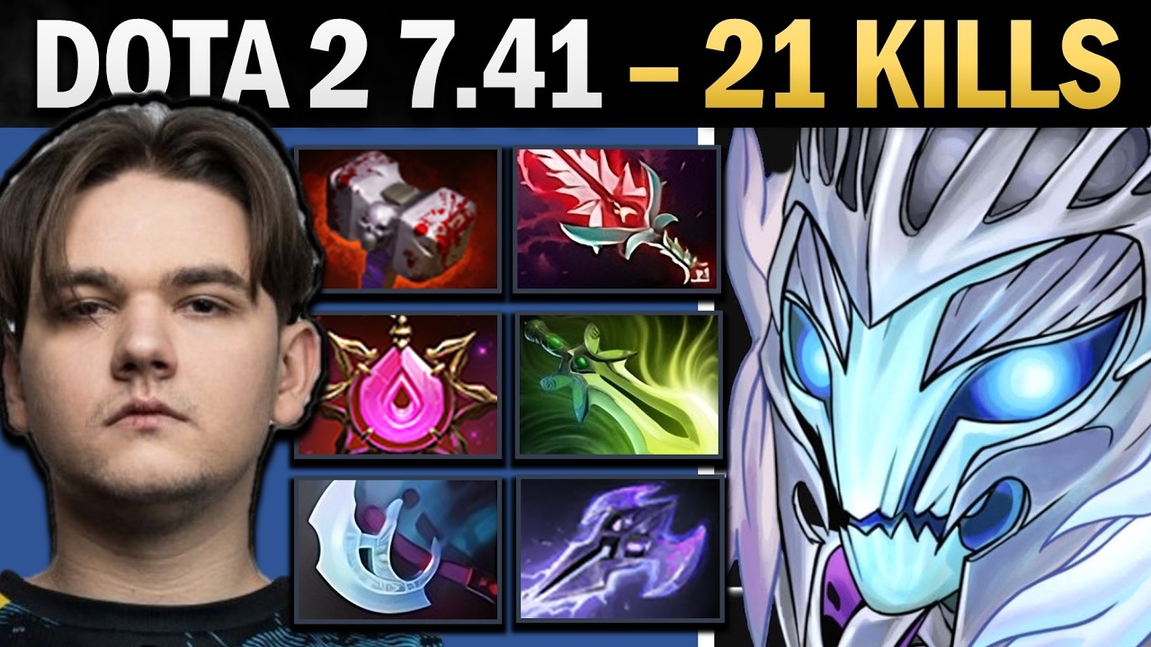 Spectre Dota 2 7.41 with 21 Kills and Bauble - Dota Gameplay