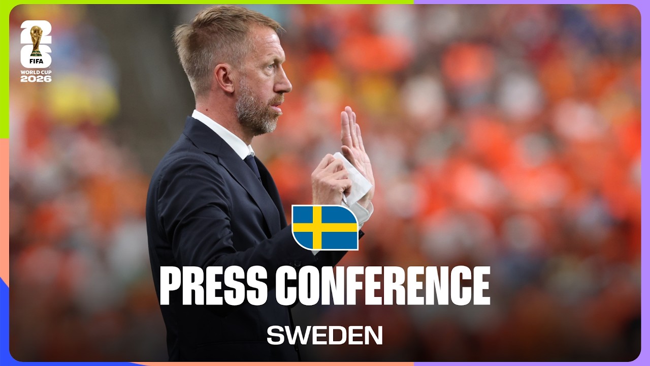 Post-Match Press Conference: Sweden's Graham Potter On 5-1 Loss To The Netherlands