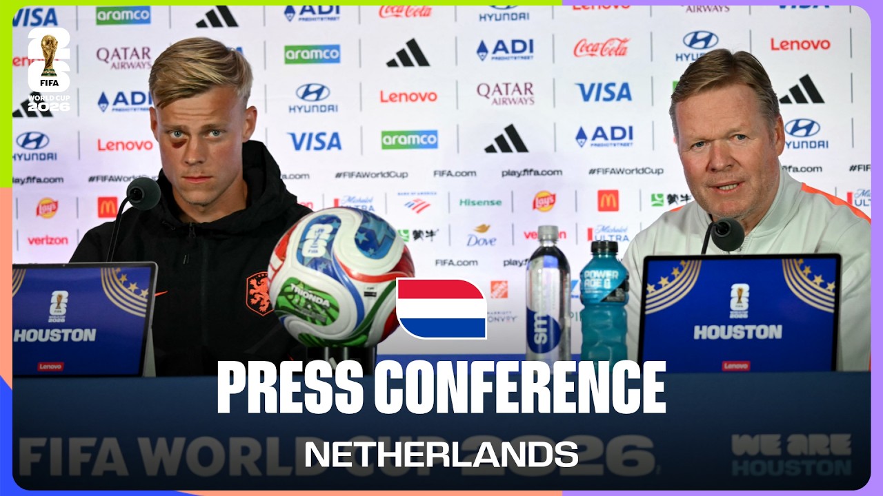 Netherlands On Playing Sweden | Ronald Koeman & Jan Paul Van Hecke Answer Questions background