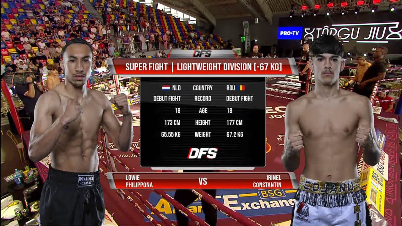 Bonjasky vs Moroșanu în deschiderea DFS: Lowie Philippona și Irinel Constantin la debut