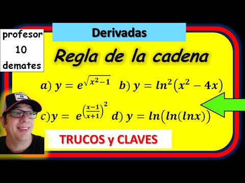 Regla de la cadena Derivadas TRUCOS