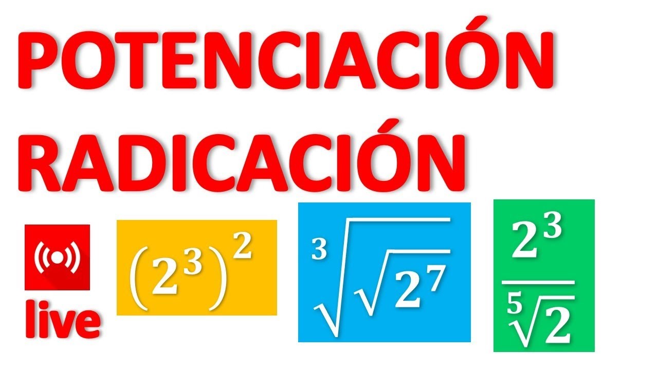 Potencias y radicales combinados