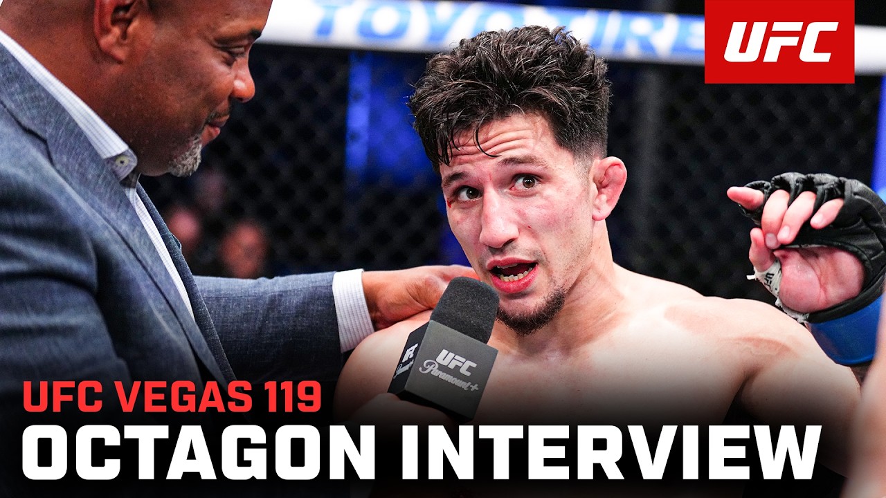 Mitch Raposo Octagon Interview | UFC Vegas 119
