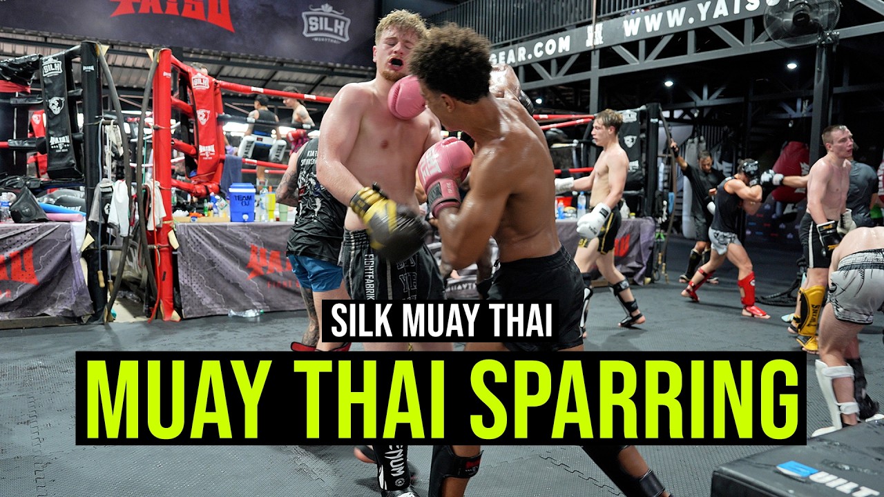 Muay Thai Sparring at Silk Muay Thai | Siam Boxing