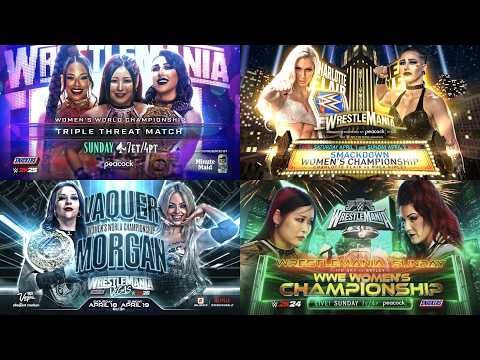 WWE Women's & Women's World Championships PPV Match Card Compilation (2022-2026) w/ Title Changes