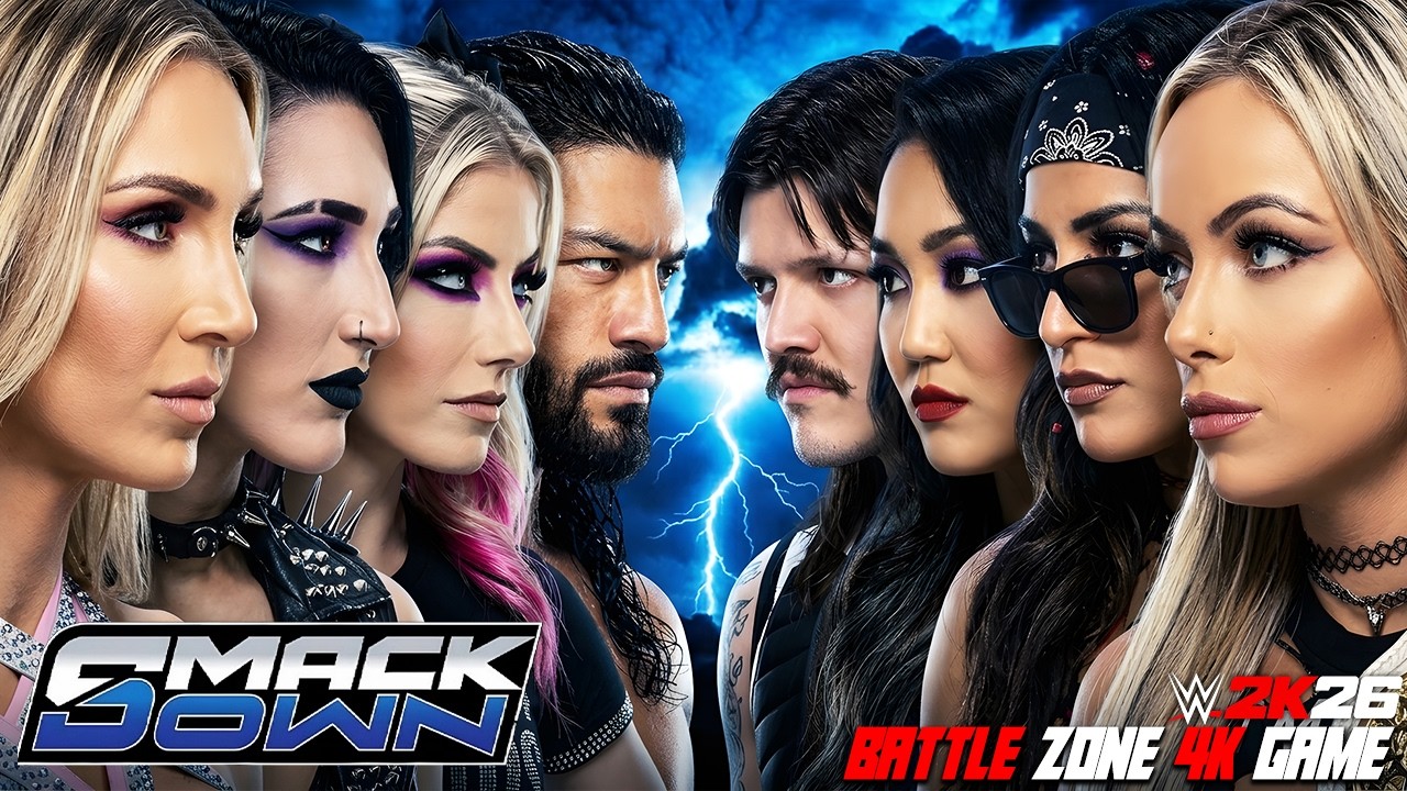 Roman Reigns, Rhea Ripley, Charlotte Flair & Alexa Bliss vs Liv Morgan's Team | Absolute Chaos