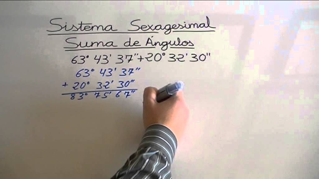 Sistema Sexagesimal (horas, minutos y segundos/grados, minutos y segundos)
