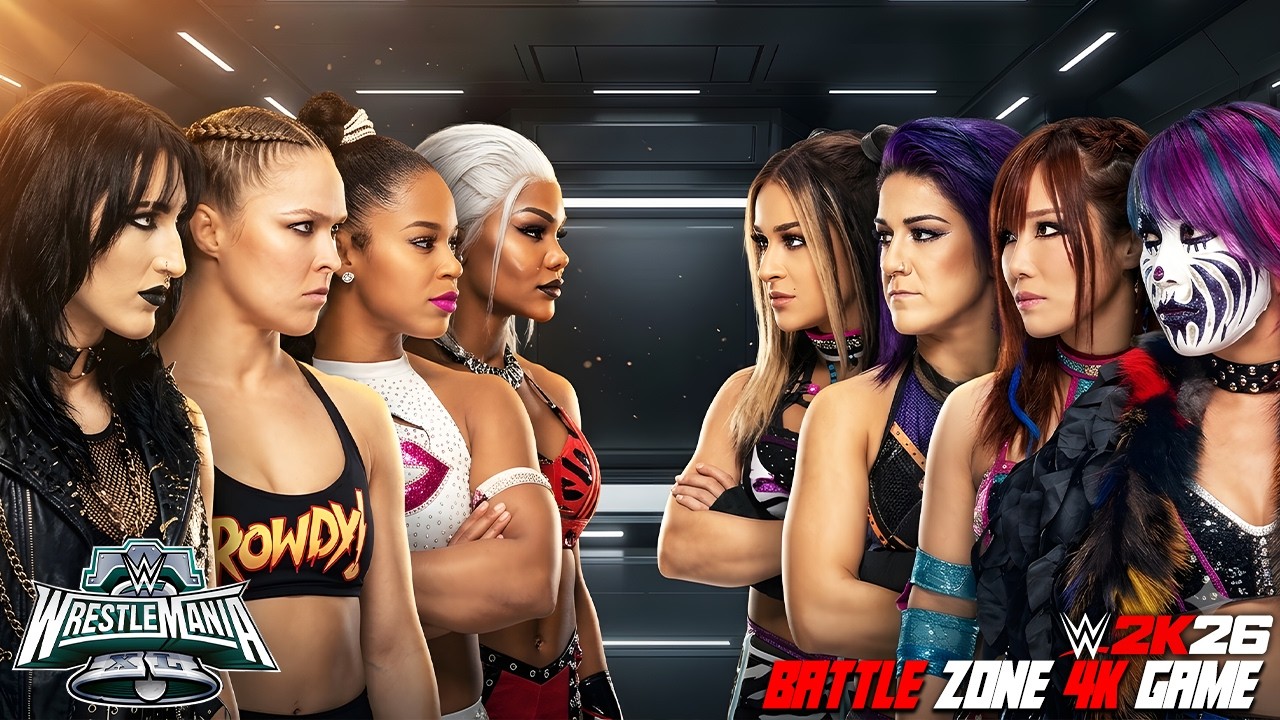 Rhea Ripley, Ronda Rousey, Bianca Belair & Jade Cargill vs Asuka's Team | Ultimate Super Team
