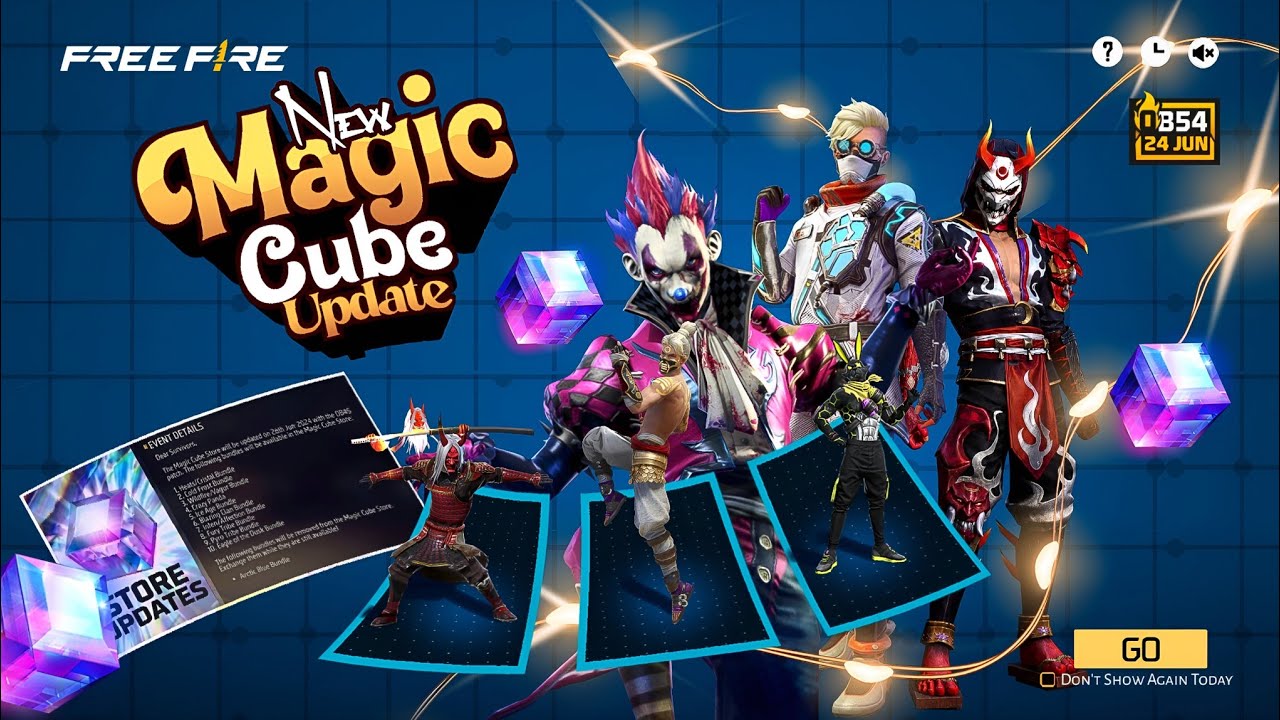ম্যাজিক কিউবের নতুন ১০ টা বান্ডিল💥🤩 Magic Cube Store Update | Free Fire New Event | FF New Event bd