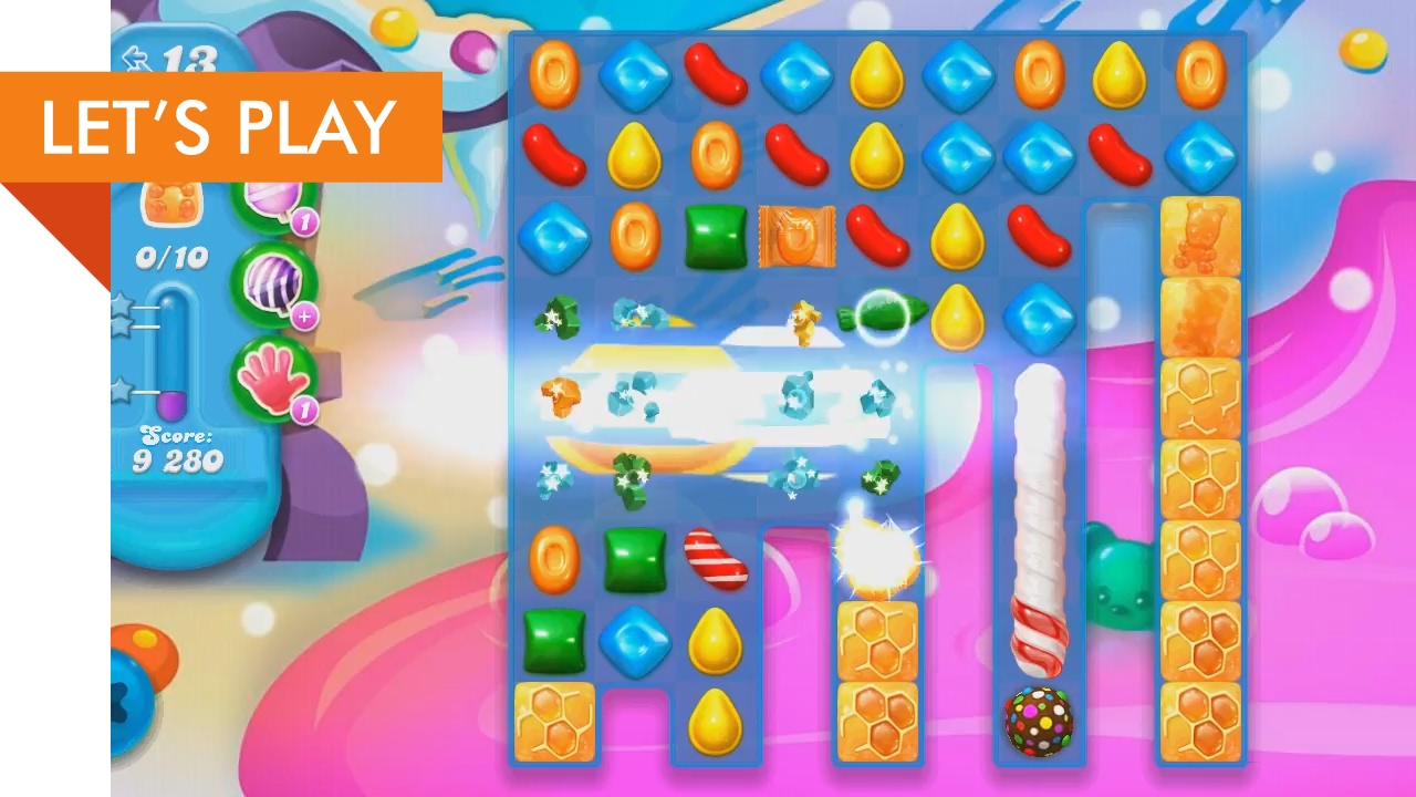 Let's Play - Candy Crush Soda Saga (Level 1361 - 1367) background