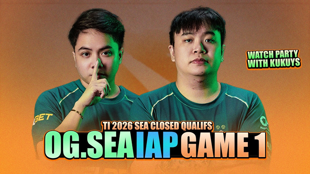 OG vs IAP GAME 1 - WATCH PARTY WITH KUKUYS - TI 2026 SEA Closed Qualifs