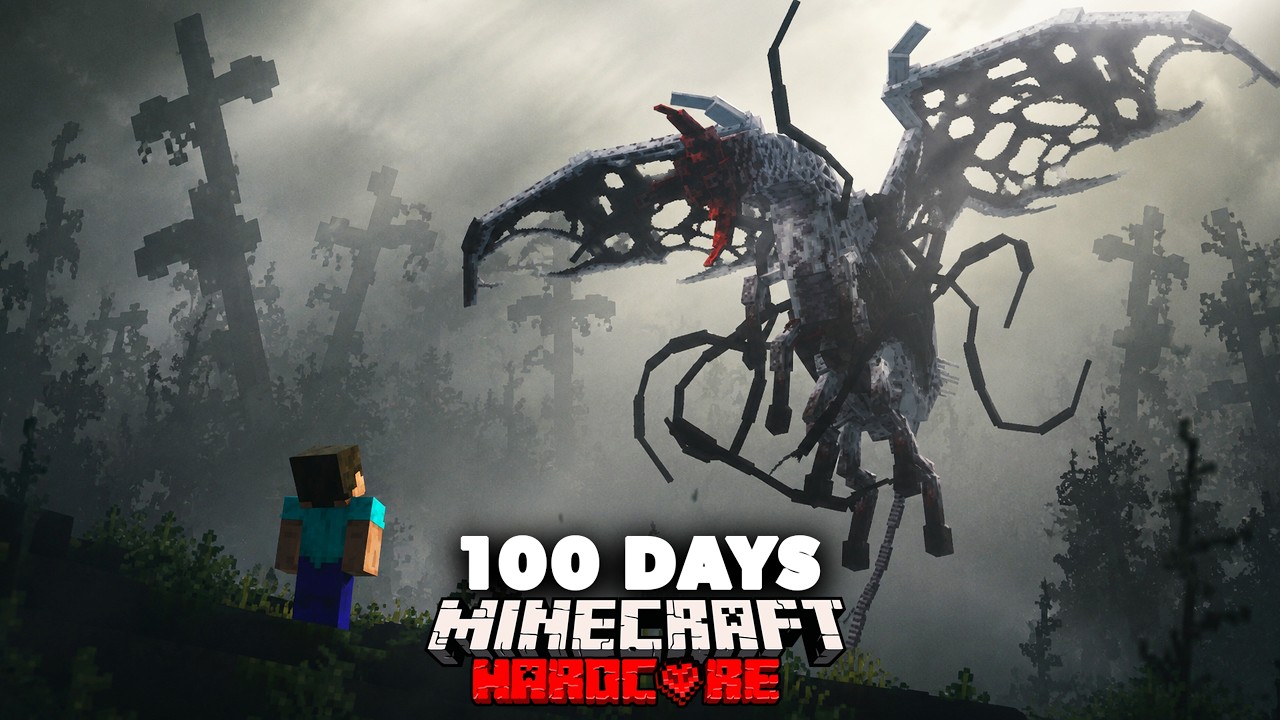I Spent 100 Days in an Parasite Colony in Hardcore Minecraft