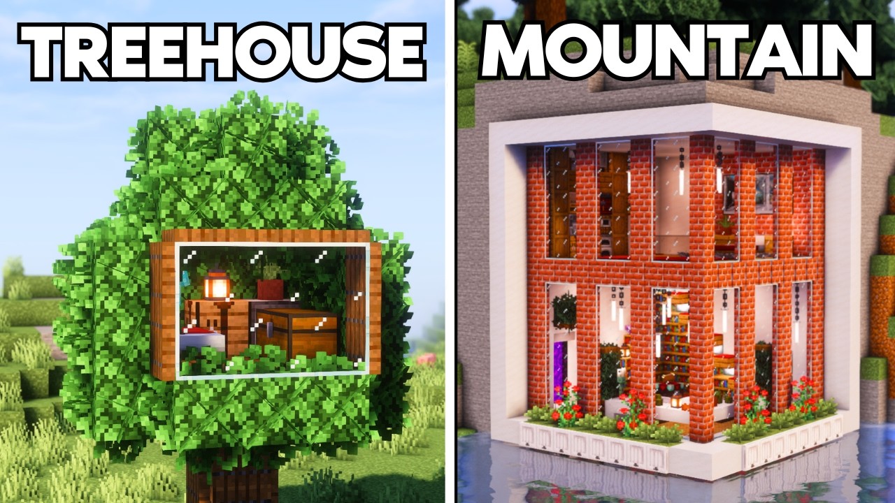 Minecraft: 3 EASY New Starter Houses! | Tutorial 🏡