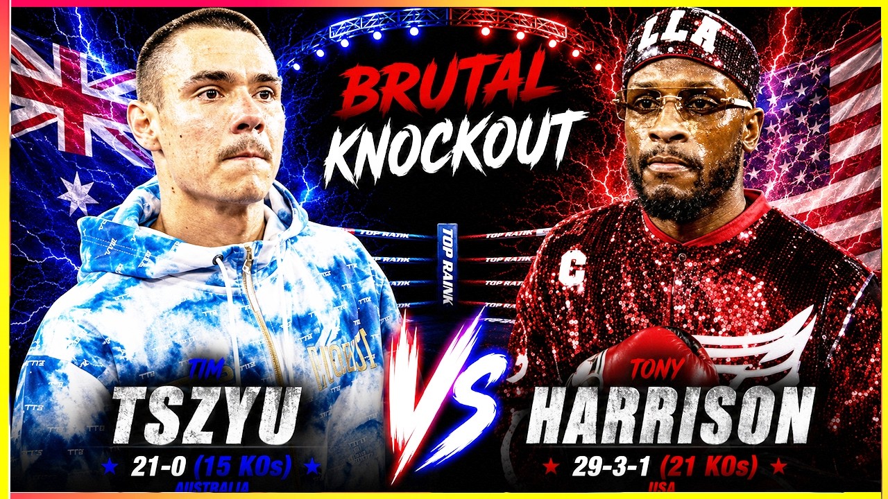 BRUTAL KNOCKOUT That Shocked The World | Tim Tszyu vs Tony Harrison