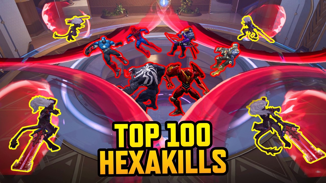 TOP 100 SATISFYING HEXAKILLS IN MARVEL RIVALS!
