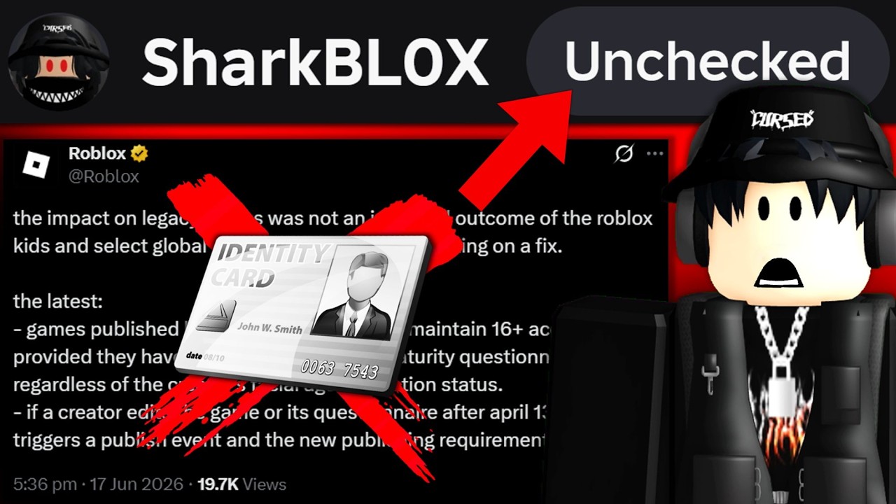 Roblox's "unchecked" account update... (Not so bad)