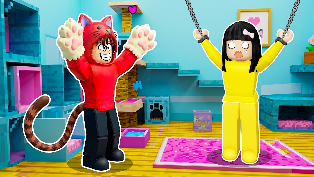 Yuta Berubah Jadi Manusia Kucing Dan Menangkap Mio & Baby Celine | ROBLOX