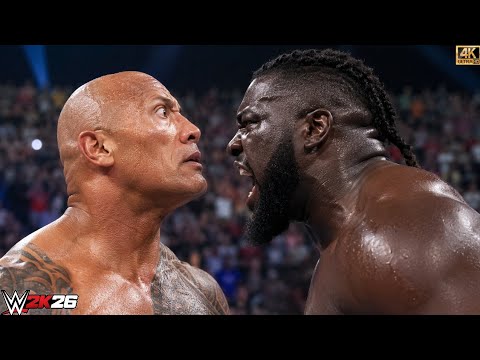 The Rock vs Oba Femi : WRESTLEMANIA 44 2026, NO HOLDS BARRED MATCH | WWE2K26