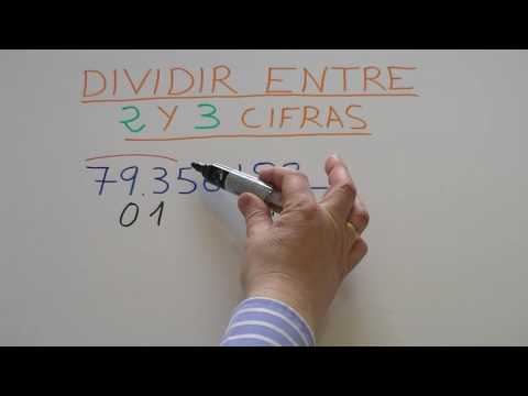 Dividir entre 2 y 3 cifras