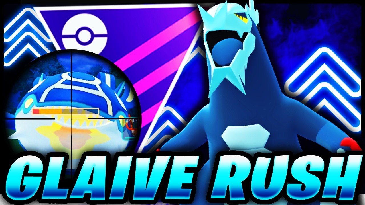 I HUNTED down PRIMAL KYOGRE with *NEW* GLAIVE RUSH Baxcalibur in the Mega Master League!