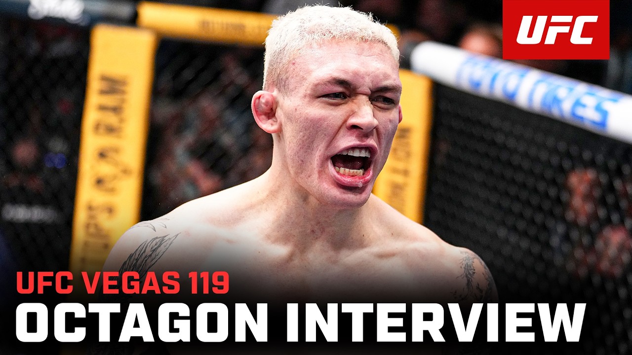 Navajo Stirling Octagon Interview | UFC Vegas 119