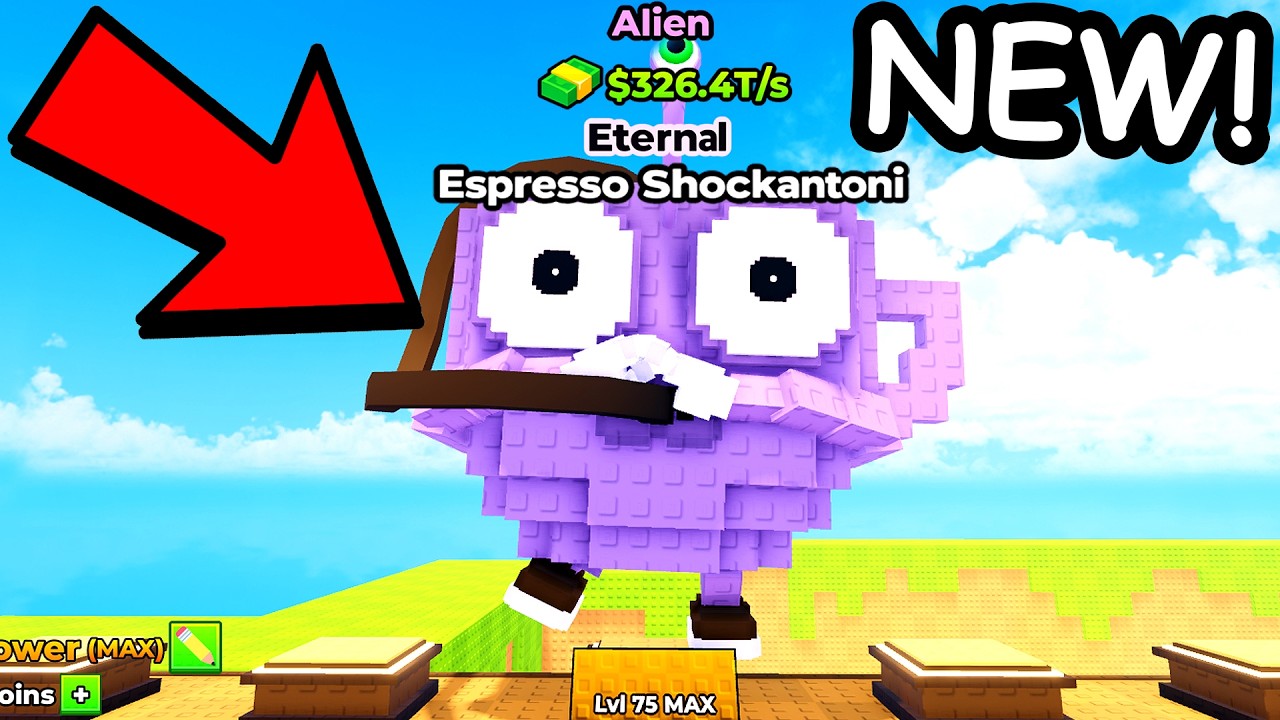 I Got NEW ESPRESSO SHOCKANTONI ETERNAL in Kick a Lucky Block!