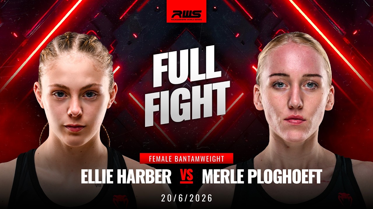Full Fight l Ellie Harber vs Merle Ploghoeft l เอลลี่ ฮาร์เบอร์ vs แมรี โพลกฮอพ l RWS