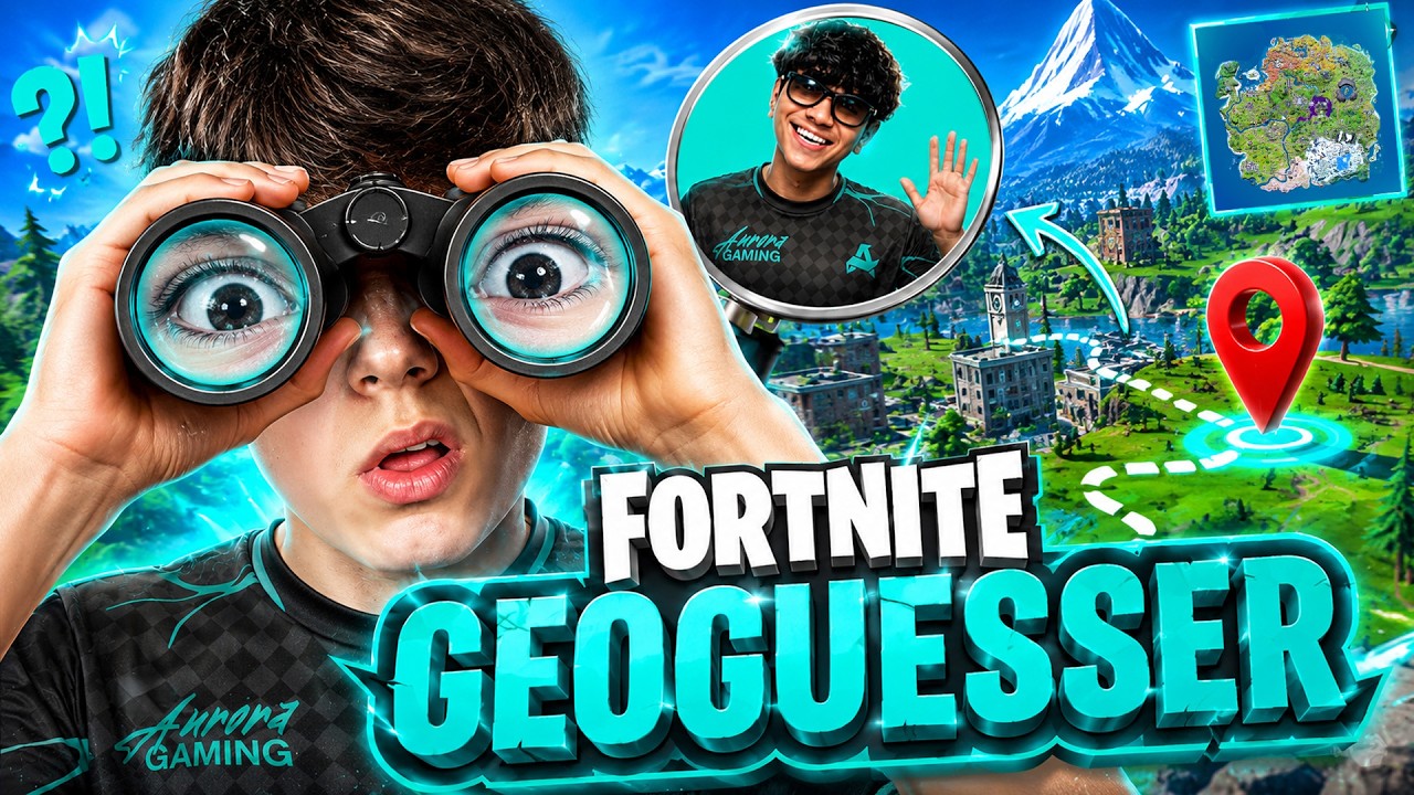 GEOGUESSR IN FORTNITE | SHXRK & T3ENY | AURORA GAMING