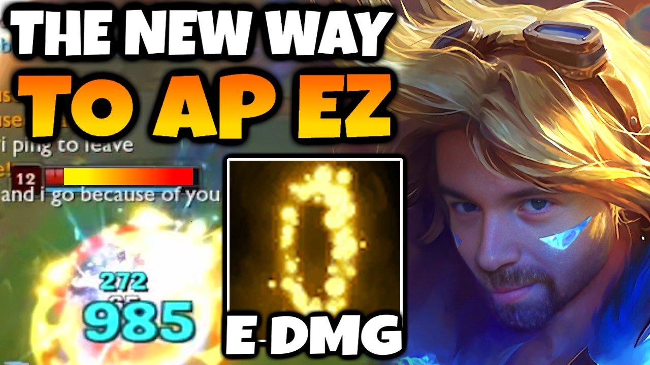 AP Ezreal Mid but you WIN LANE and ONE SHOT after 1 item